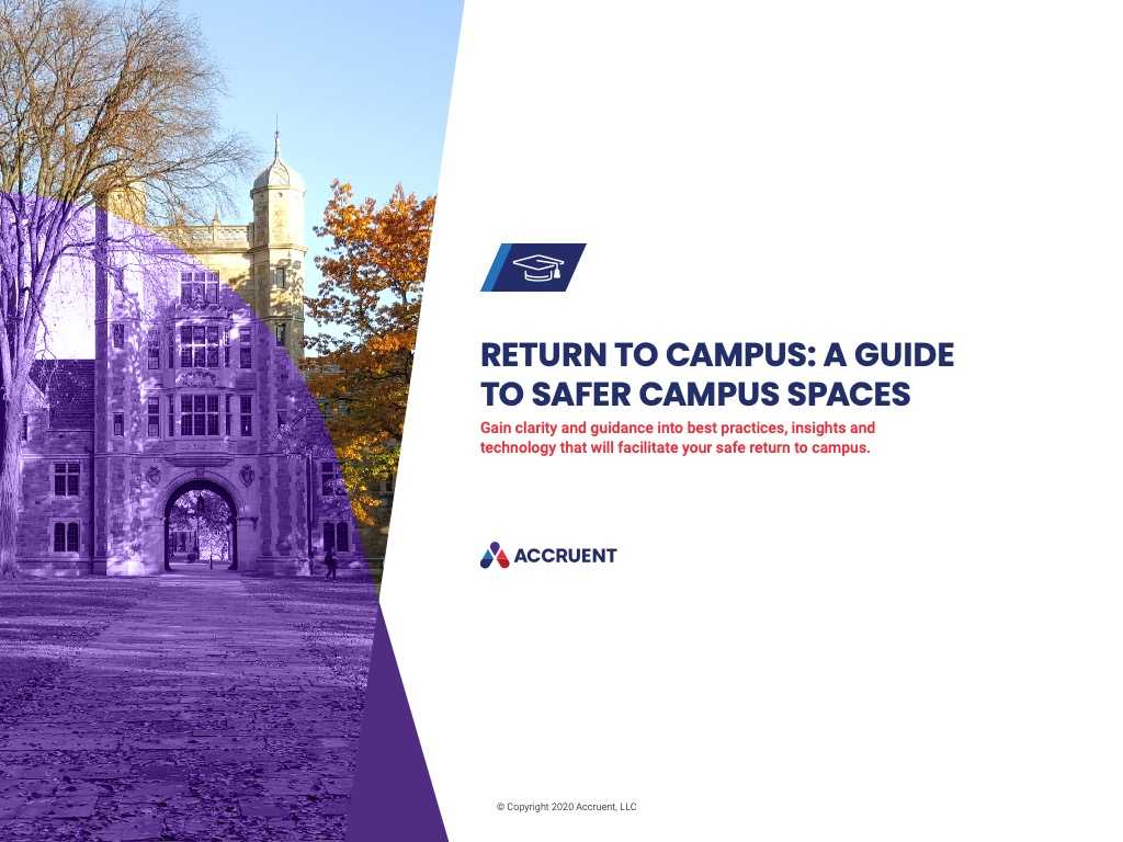 Return to Campus A Guide to Safer Campus Spaces