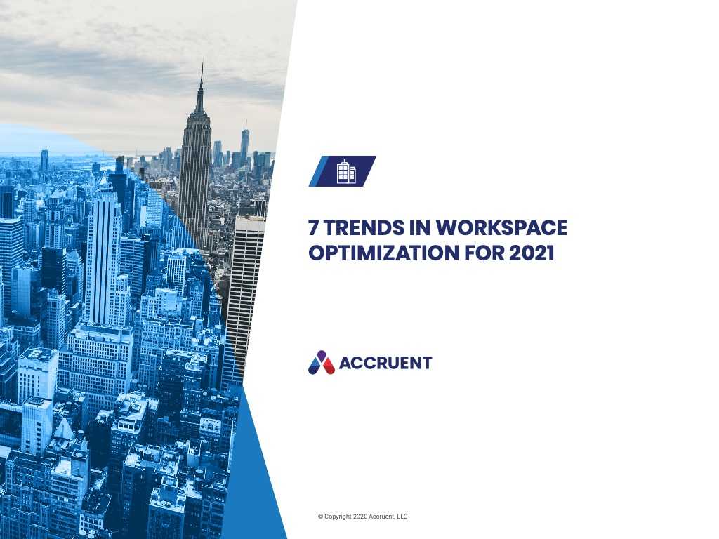 Top 7 Trends in Workspace Optimization for 2021