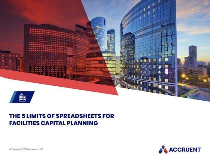 The 5 limits of spreadsheets for facilities capital planning